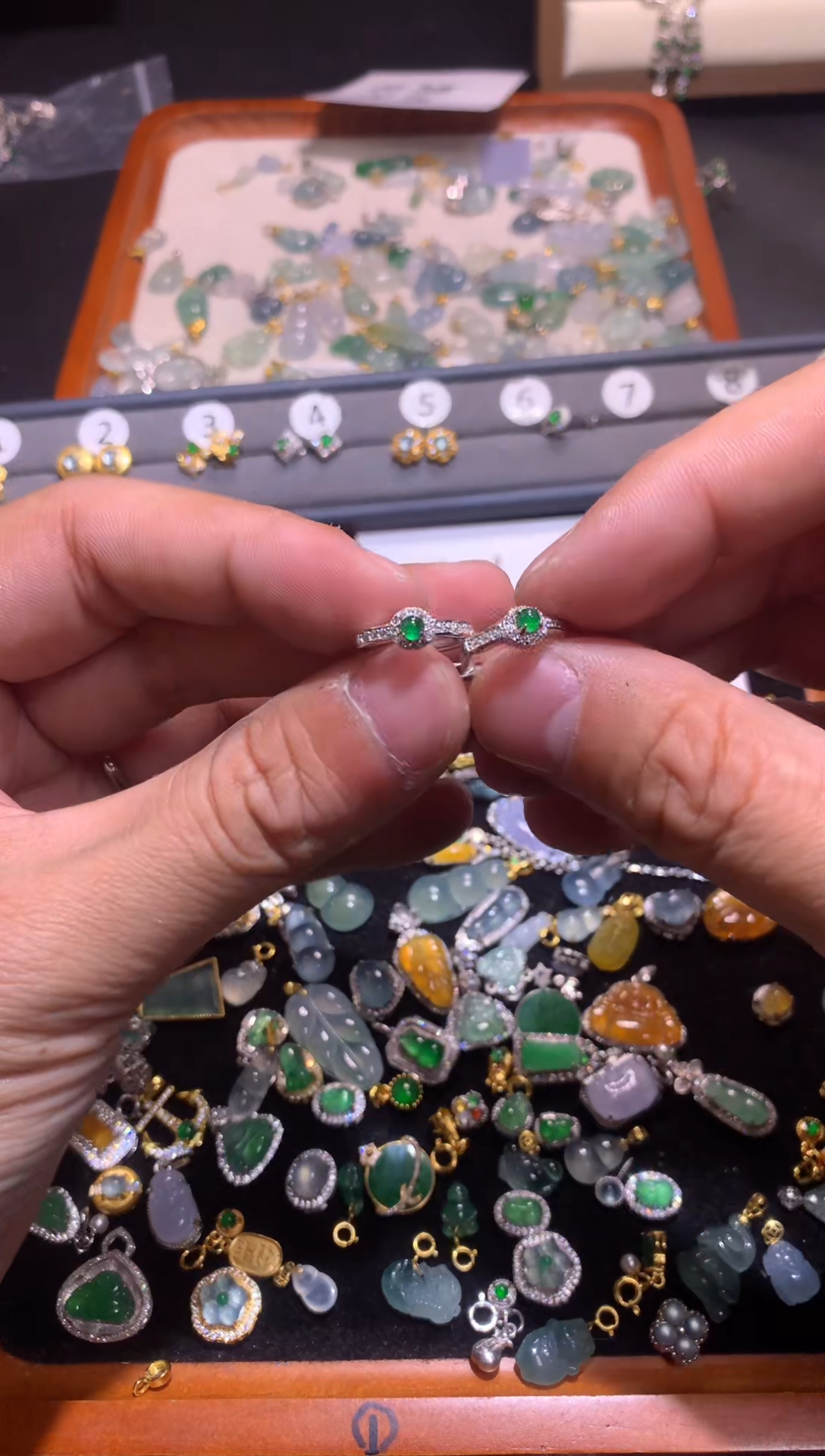 【闪购商品】翡翠吊坠(不含链)银S925镶嵌1