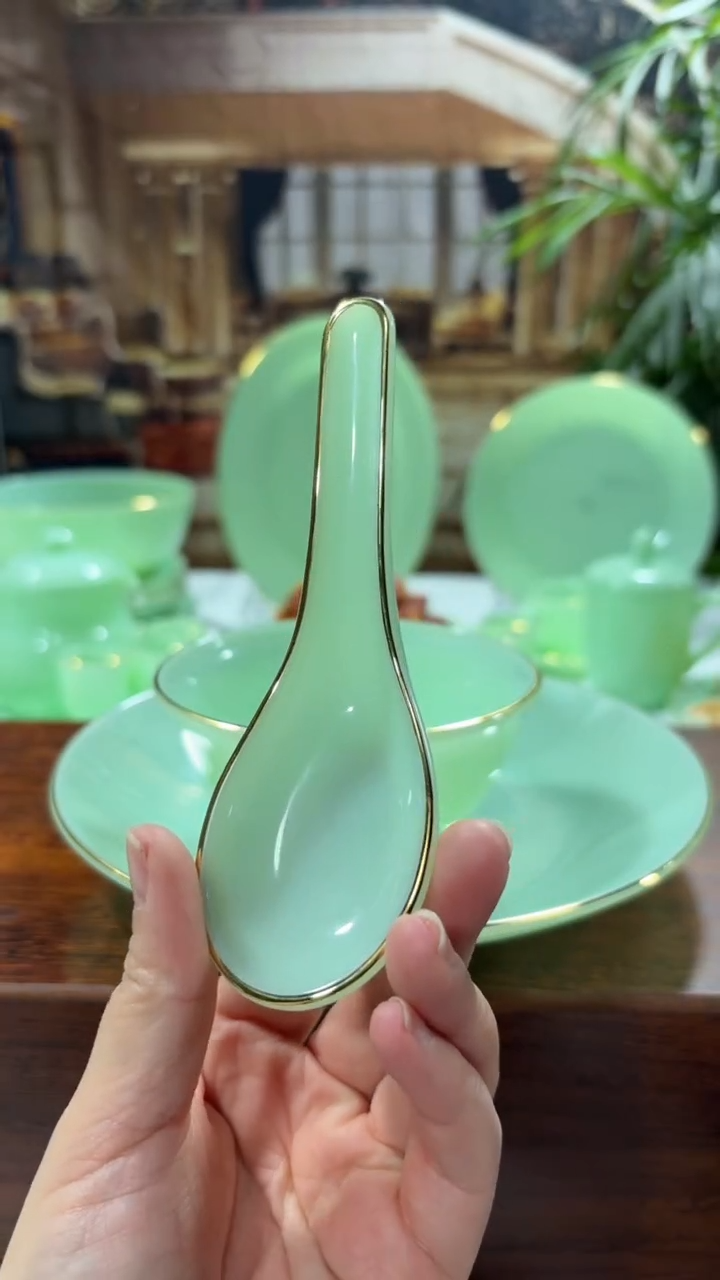 【闪购商品】...小汤勺玉瓷10个  【贝美】