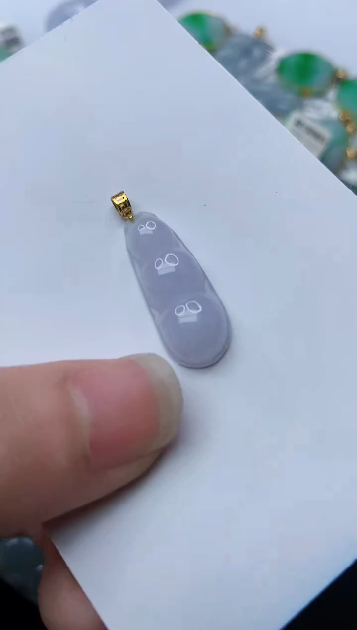 【闪购商品】翡翠颈饰18K金镶嵌26........