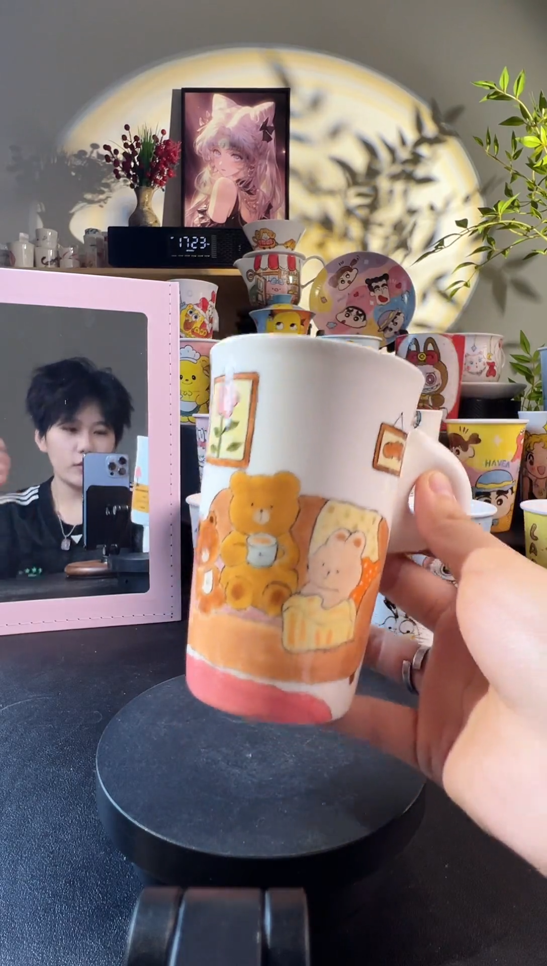 【闪购商品】摆件纯手工手绘陶瓷小杯杯