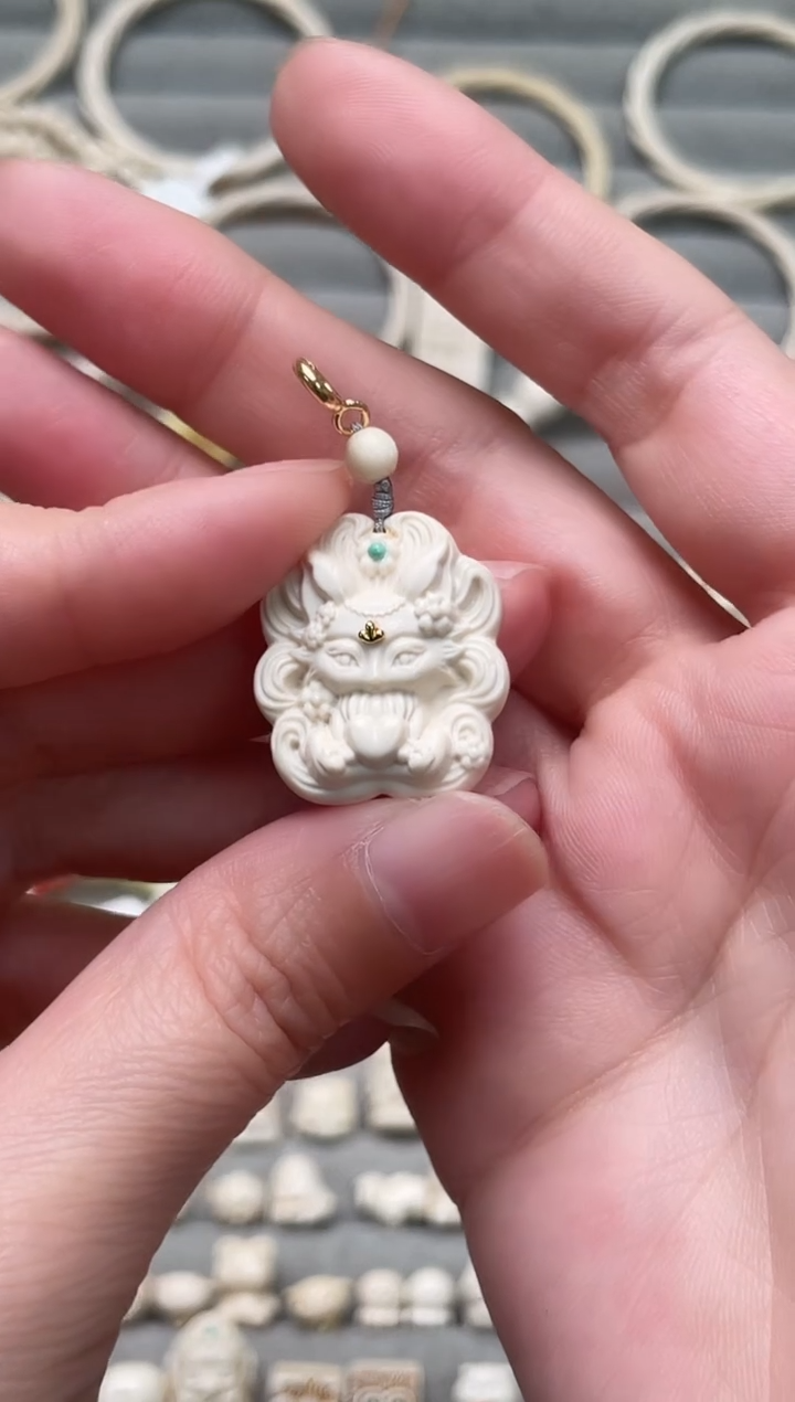 手串/手链/手镯猛犸象牙九尾狐吊坠