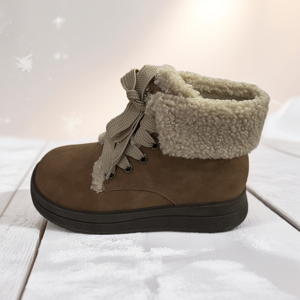 【加棉马丁靴】厚底复古英伦风潮酷百搭气质女靴212