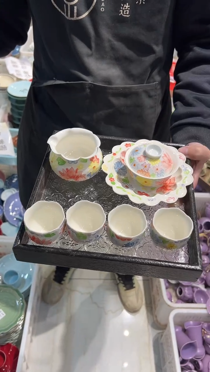 瓷片瓷样品 -孤品 带托盘