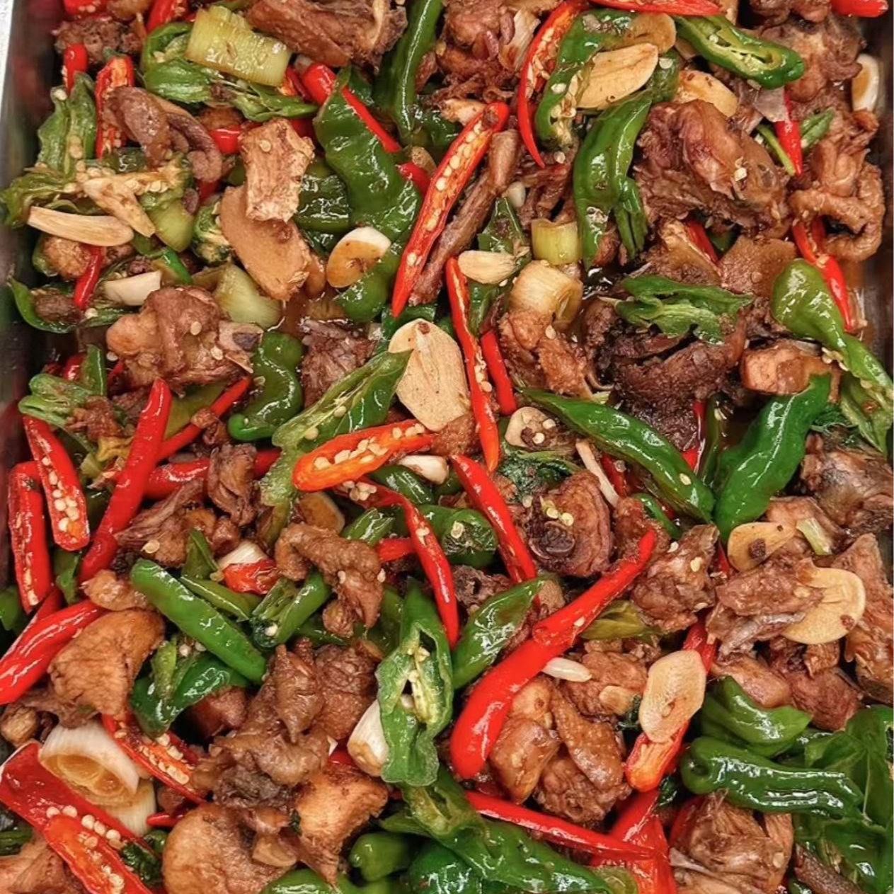 枣庄辣子鸡（老贾辣子鸡）山东正宗炒鸡即食真空包装3斤