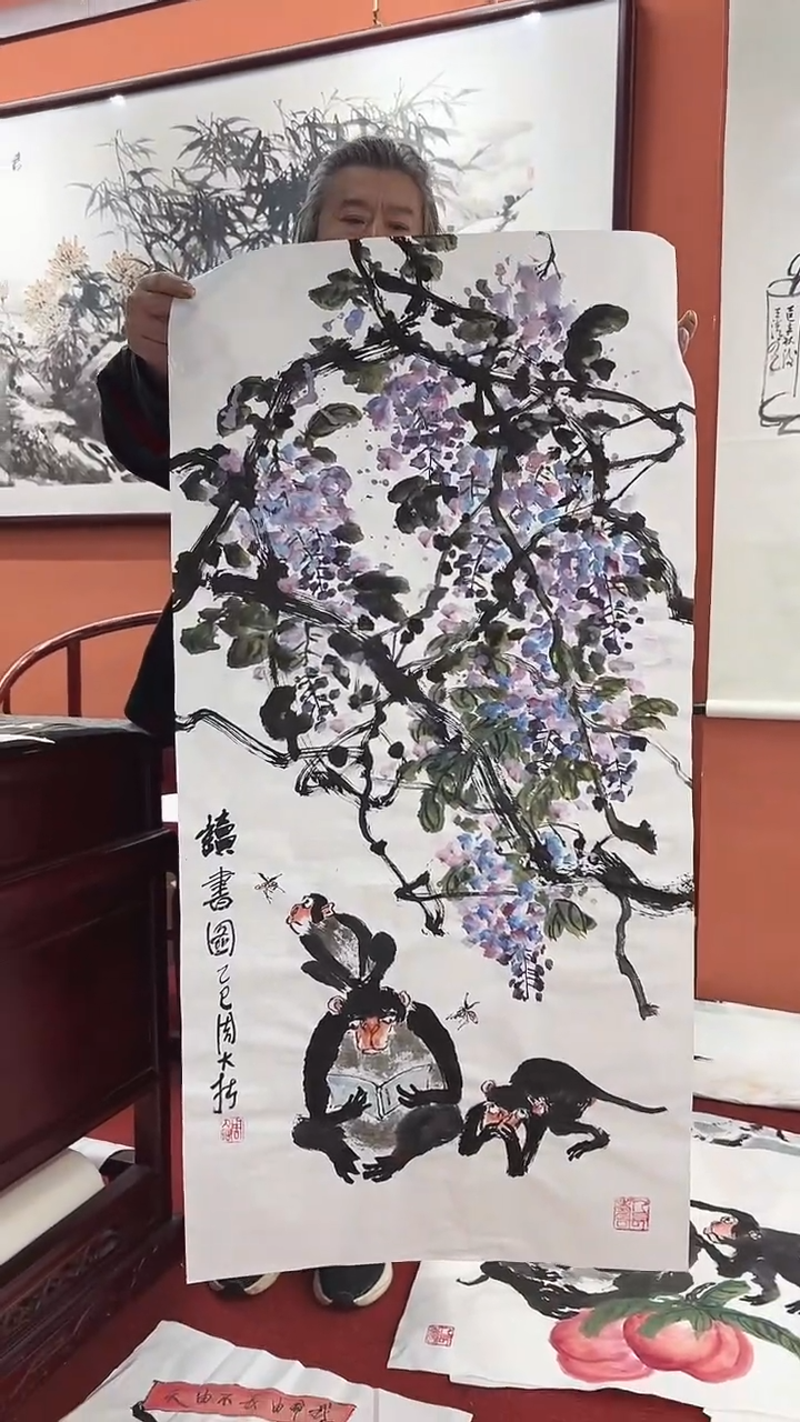 国画周大拙/国画/花鸟 