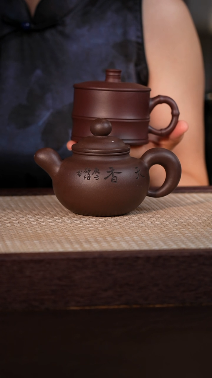 茶壶紫砂老紫泥 320cc