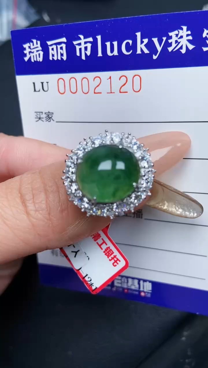 【闪购商品】翡翠颈饰银S925镶嵌2120