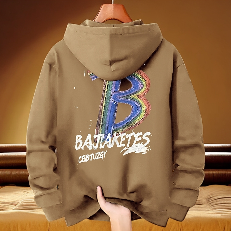 【大码300斤可穿奢品-字母款】W2071印花休闲长袖卫衣打底胖