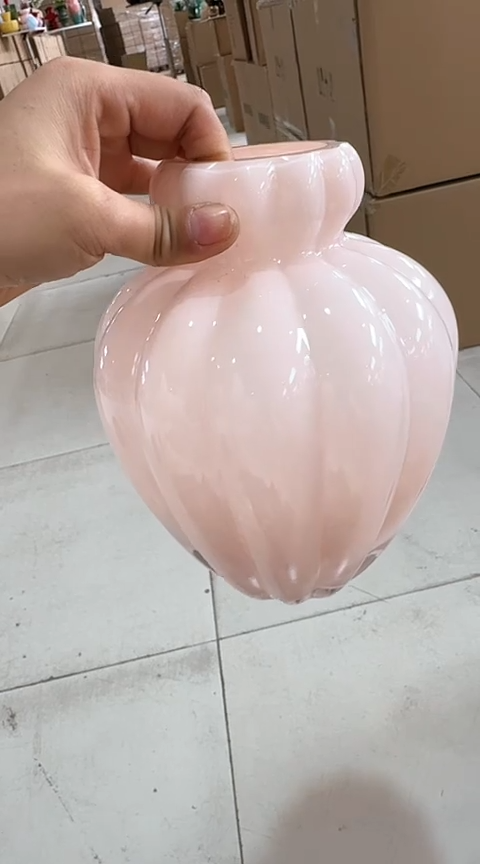 【闪购商品】玻璃粉色丸子头