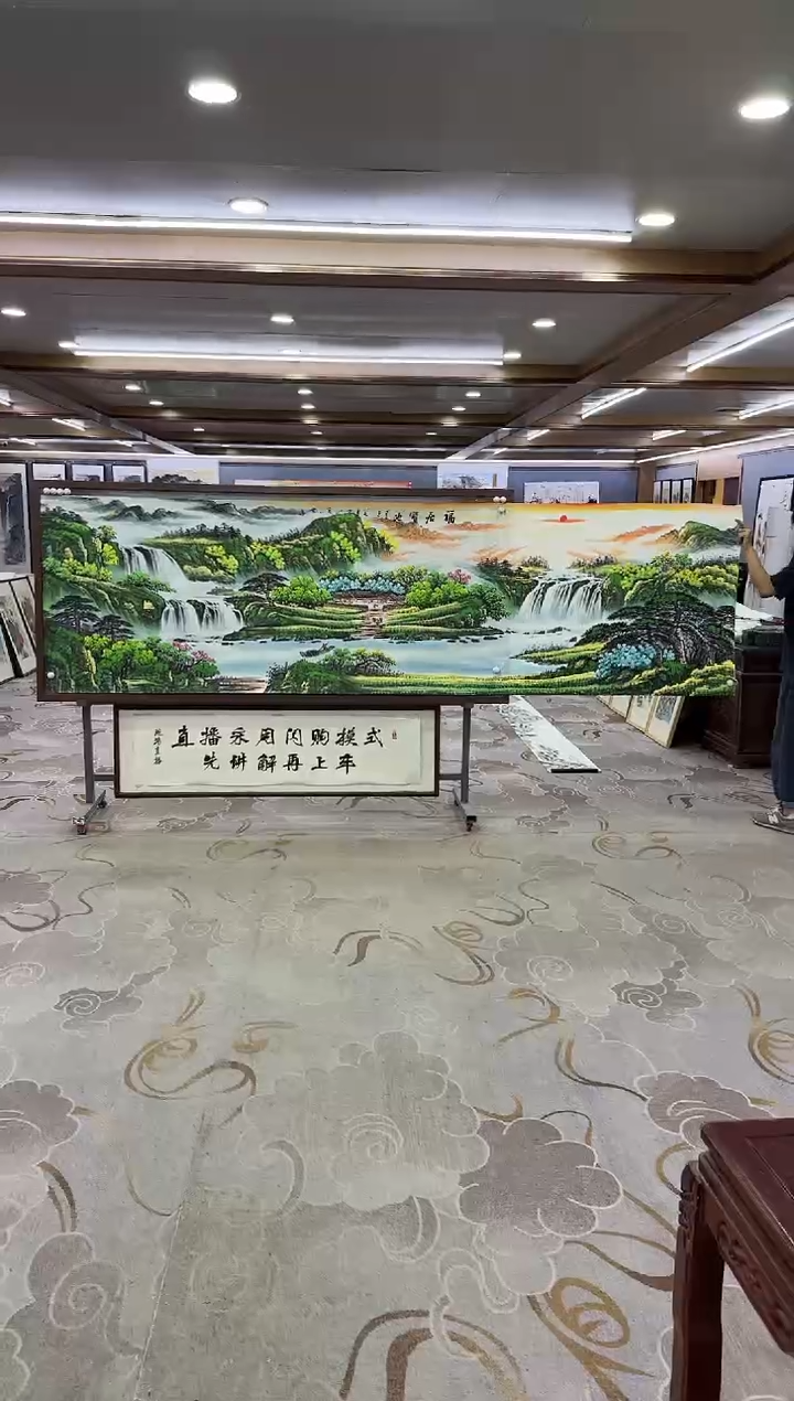 绘画绘画Y-刘雪红-小丈二-山水画