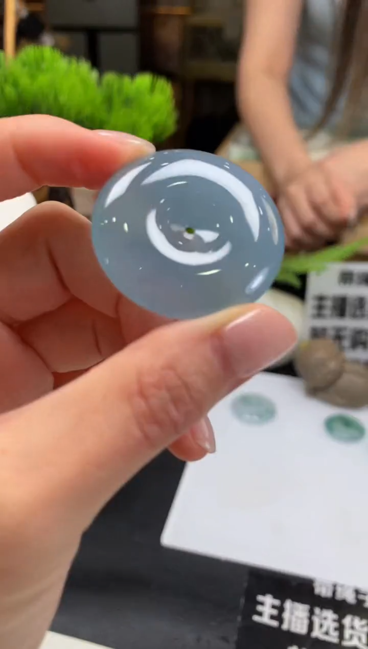 定制翡翠未镶嵌鸢*花---80493
