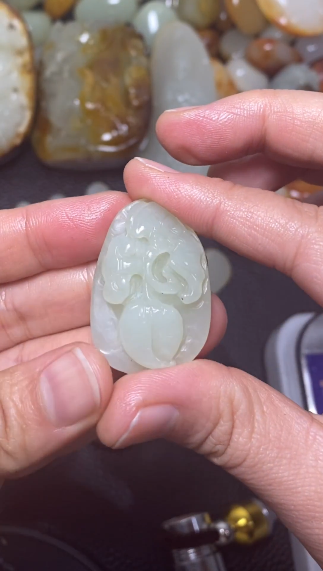 未镶嵌和田玉包链和田玉