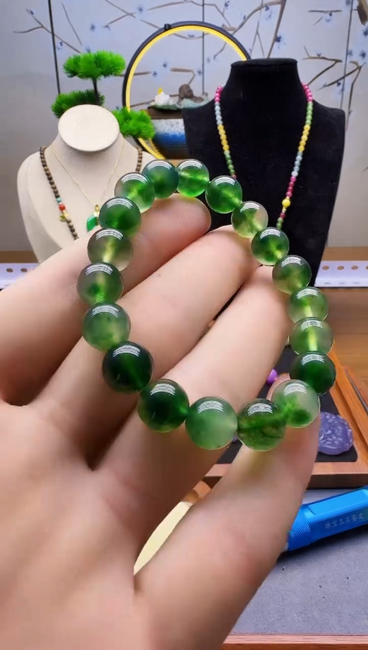 未镶嵌手链翡翠S38          