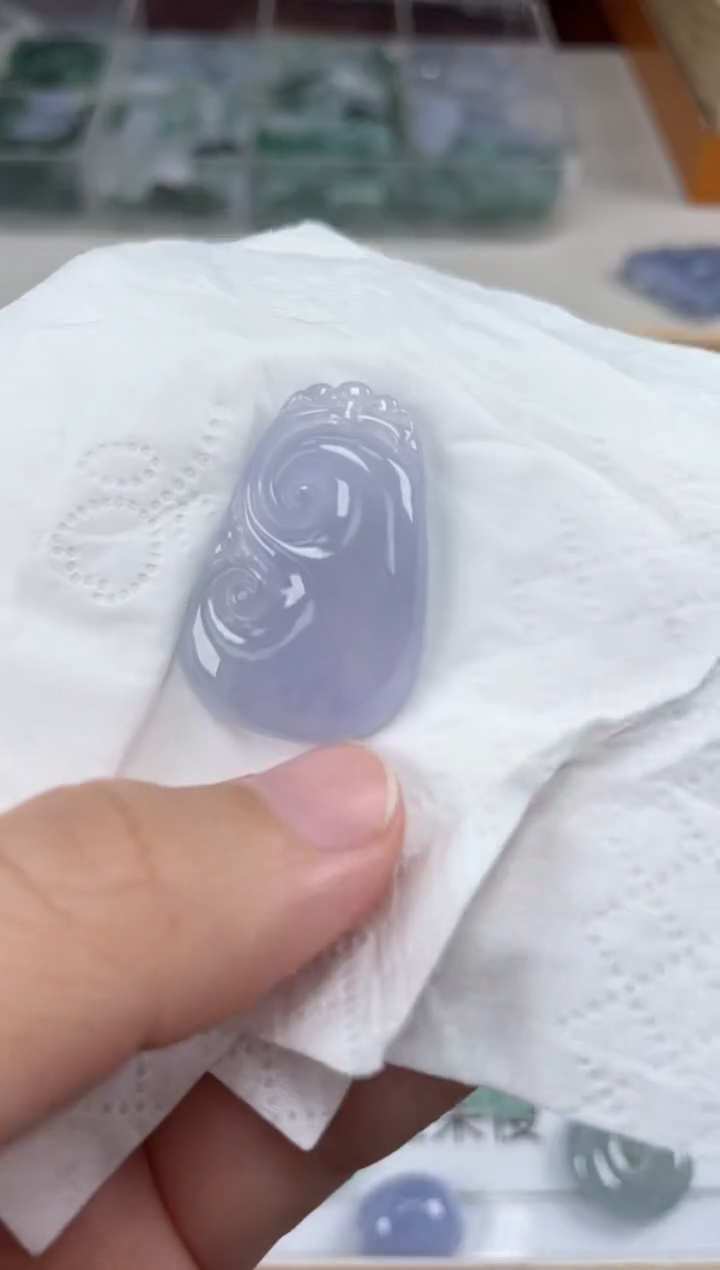 【闪购商品】翡翠颈饰未镶嵌翡翠挂件如意