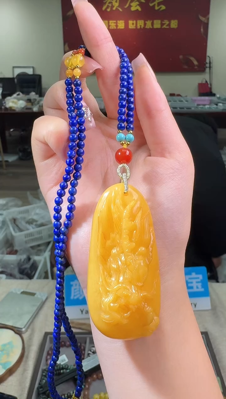 【闪购商品】蜜蜡颈饰未镶嵌多样性发一件 489