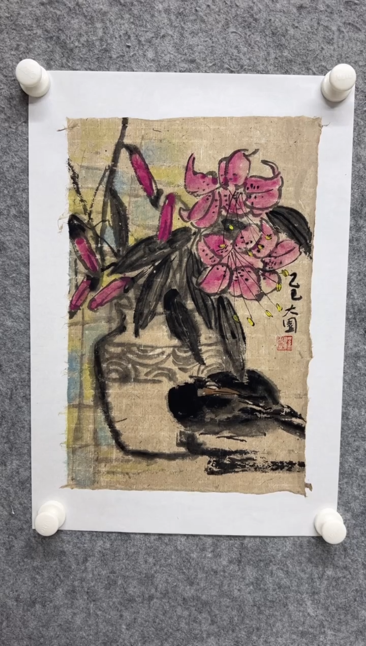 【闪购商品】国画写意画花鸟画手绘