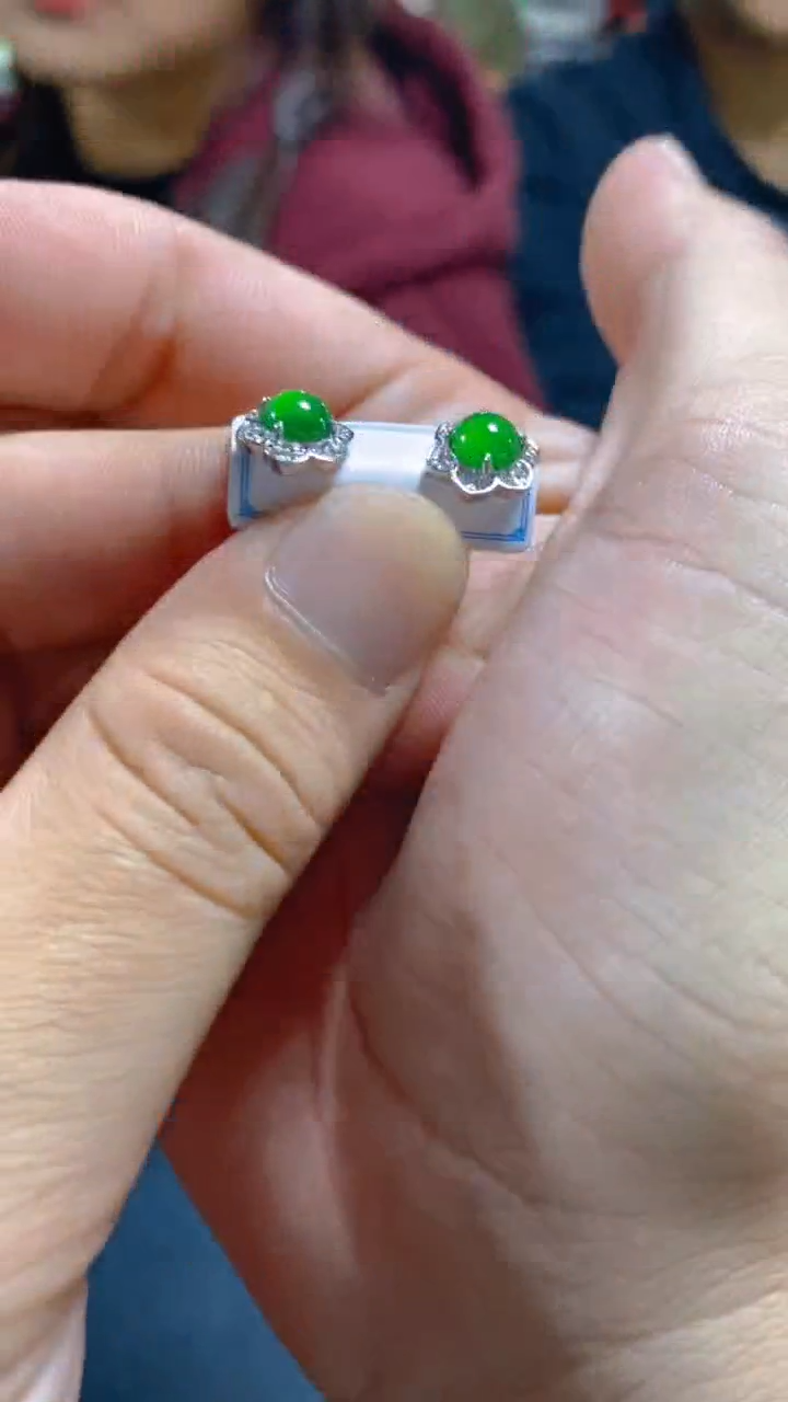 【闪购商品】翡翠耳饰未镶嵌0783300821多样性发一