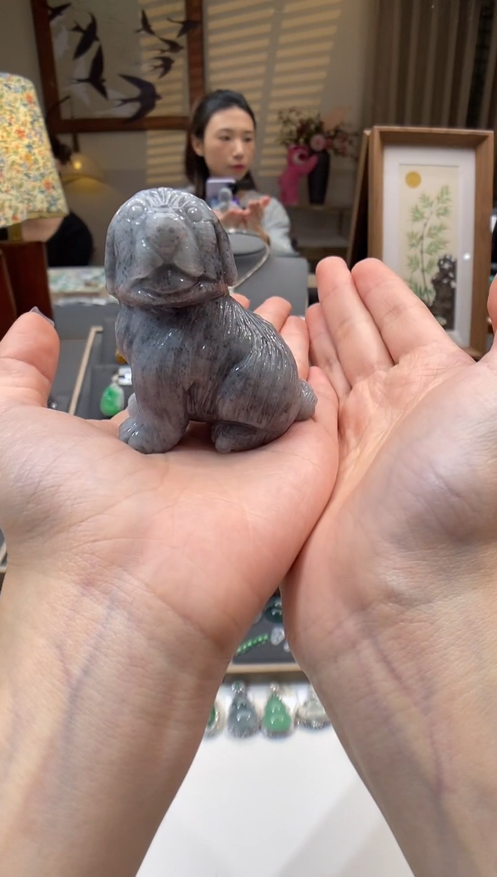 【闪购商品】翡翠颈饰未镶嵌狗