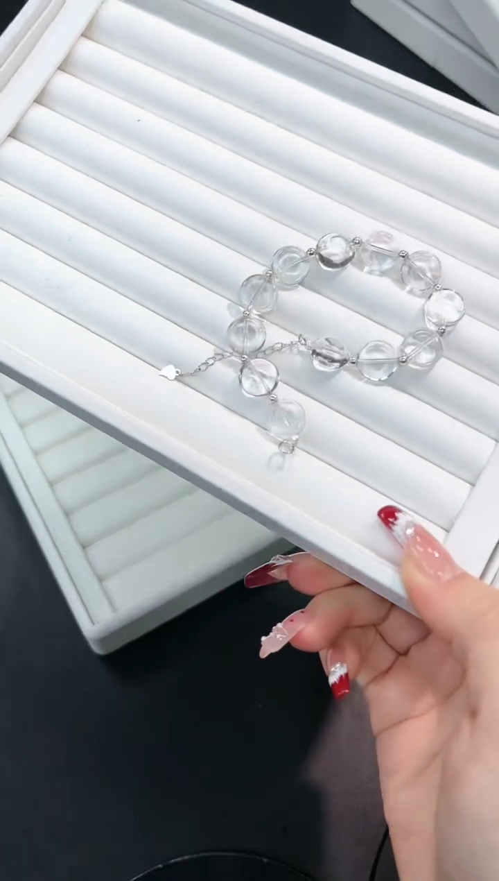 【闪购商品】水晶手串未镶嵌86j多样性发其一/1条默认微瑕