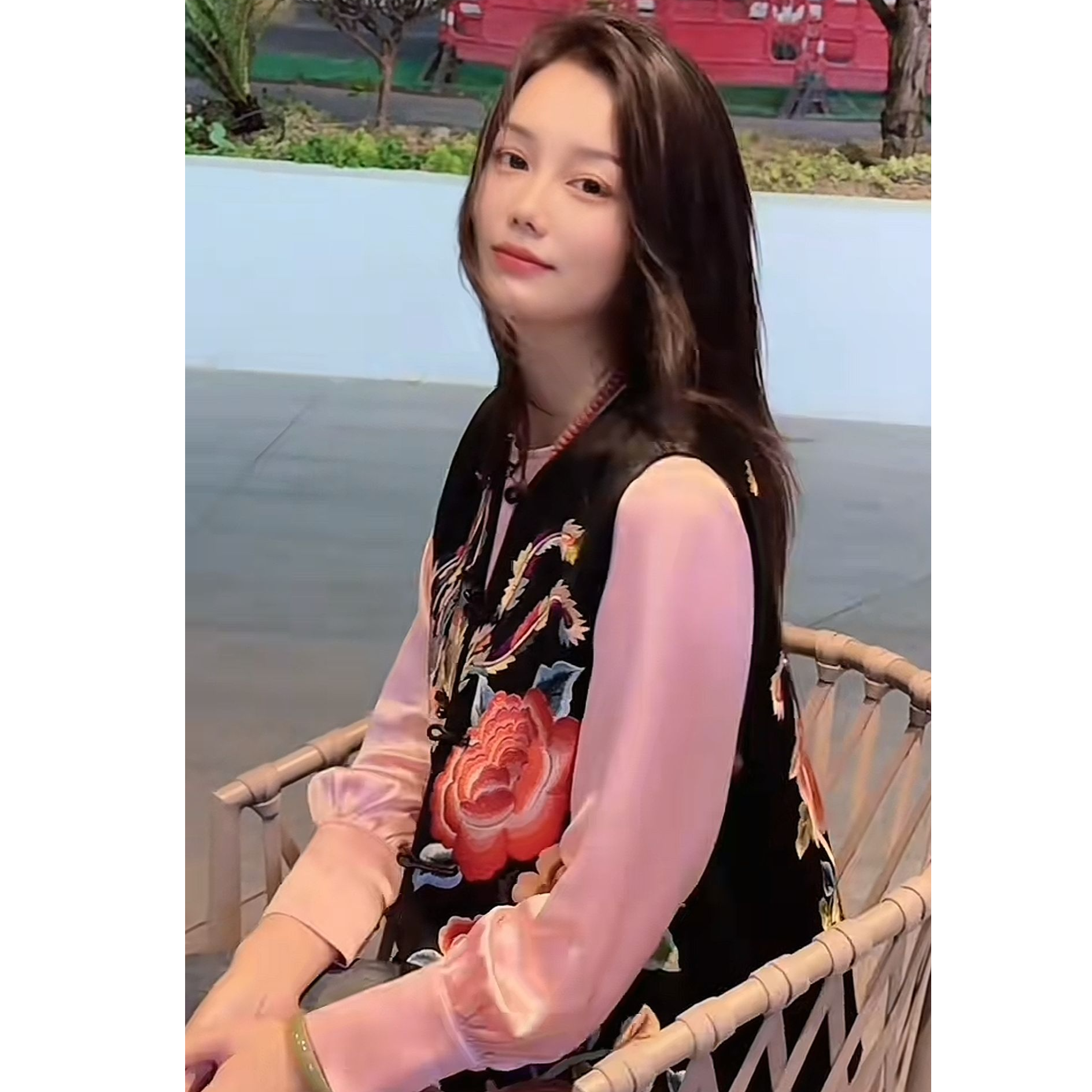 (特)彩彩美学定制【与凤行】 新中式国风重工醋酸刺绣马甲WY-A048
