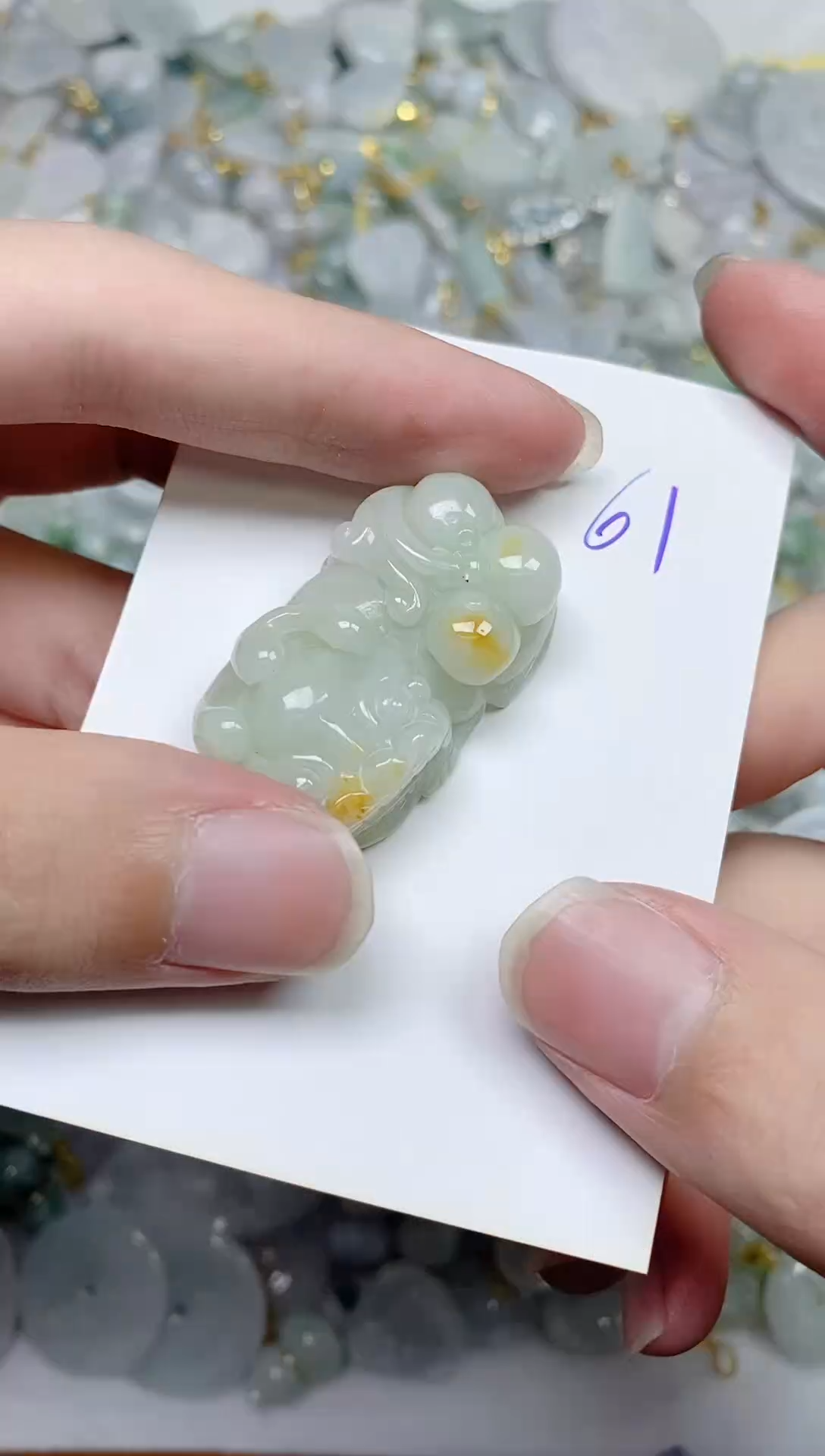 翡翠未镶嵌颈饰61