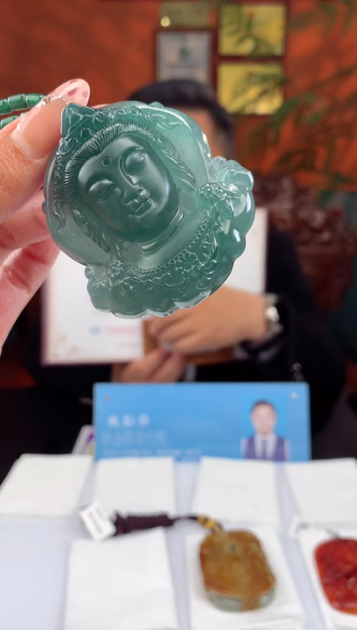 【闪购商品】定制翡翠未镶嵌挂件发货（拍一发一）