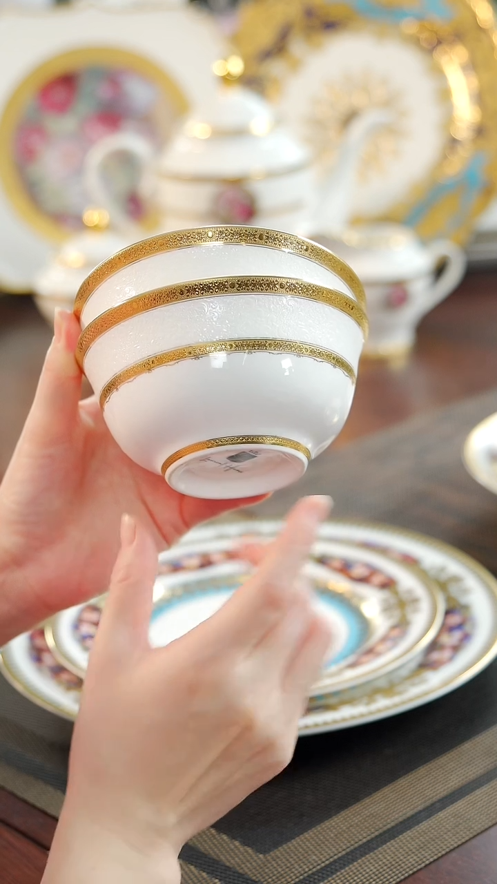 【闪购商品】瓷片4.5英寸饭碗2个打包混标 福利价微瑕