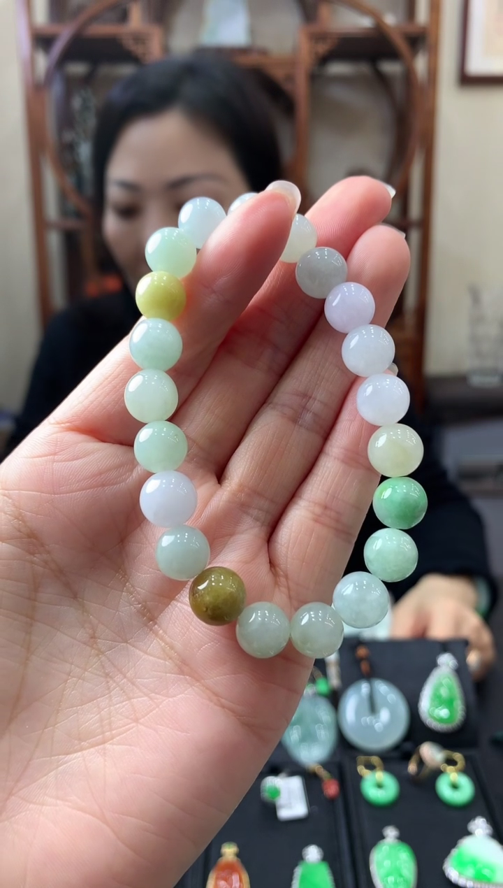 【闪购商品】翡翠手链未镶嵌手串
