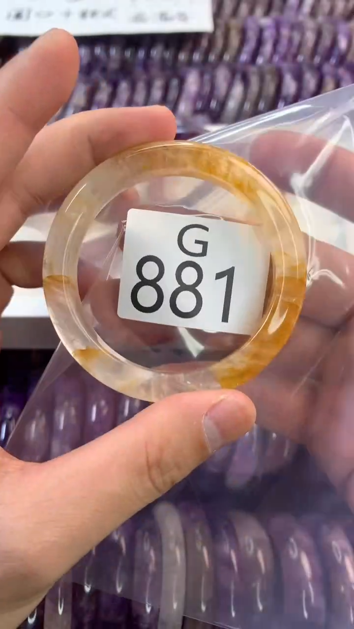 水晶手镯G未镶嵌水晶881-53