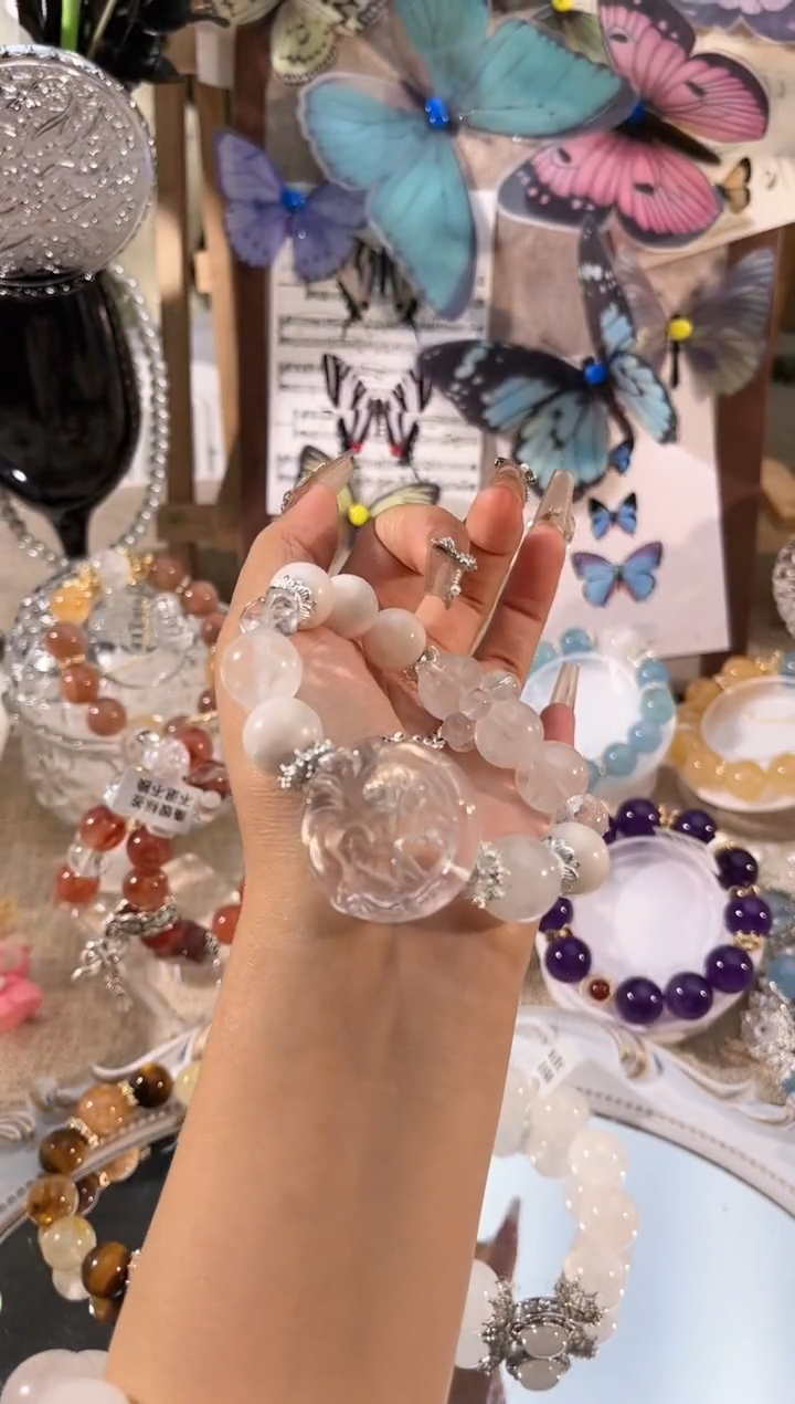 【闪购商品】水晶手链未镶嵌多样性发货颜色微差【拍两单】