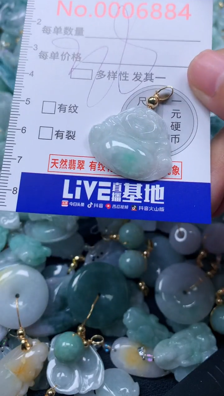 颈饰未镶嵌翡翠6884
