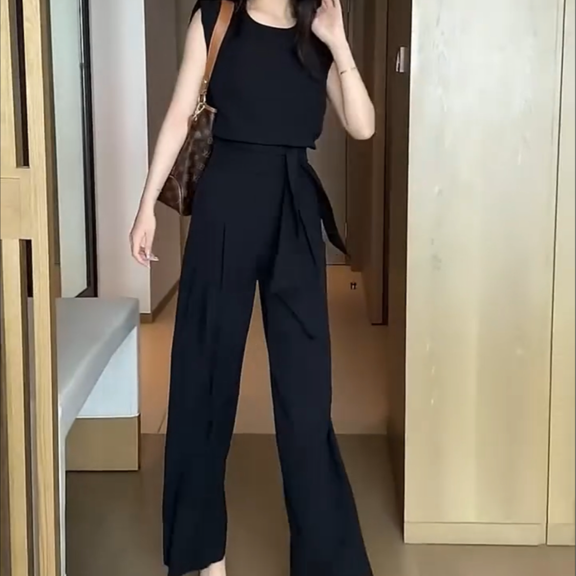 2025年夏季时尚韩版显瘦百搭套装女y9747