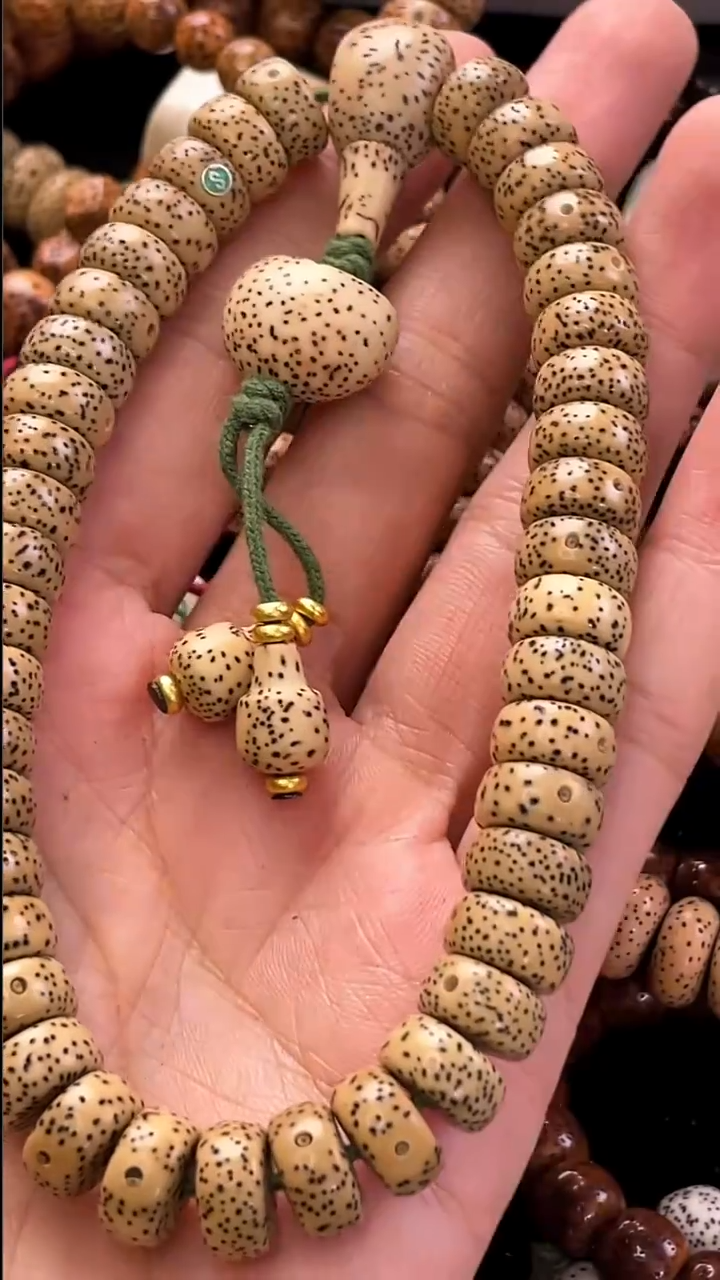 手串星月菩提精工级陈籽药片11*6手持