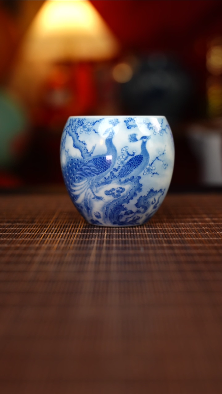 【闪购商品】杯九本造物绝代芳华孔雀蛋蛋杯