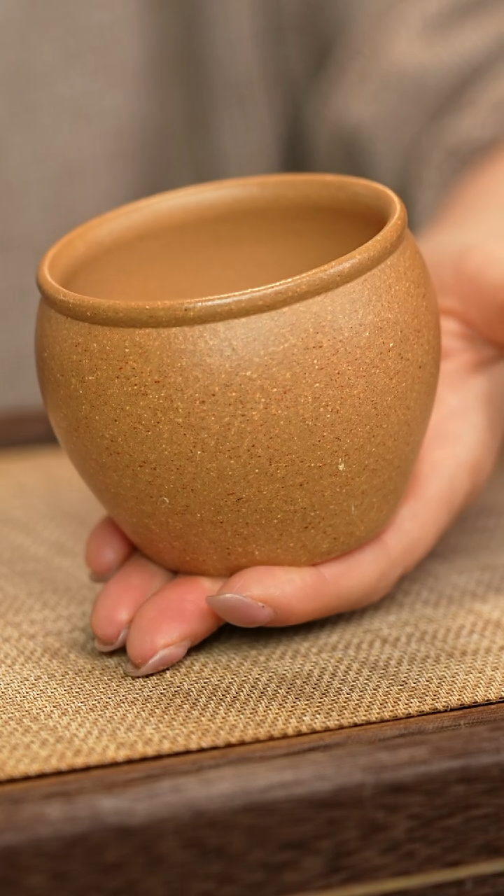 茶壶紫砂风水缸杯 黄金段泥