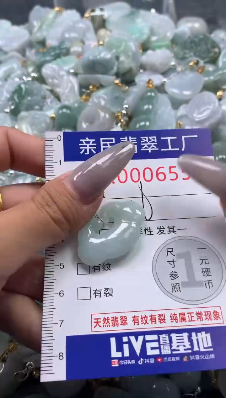 颈饰未镶嵌翡翠6558