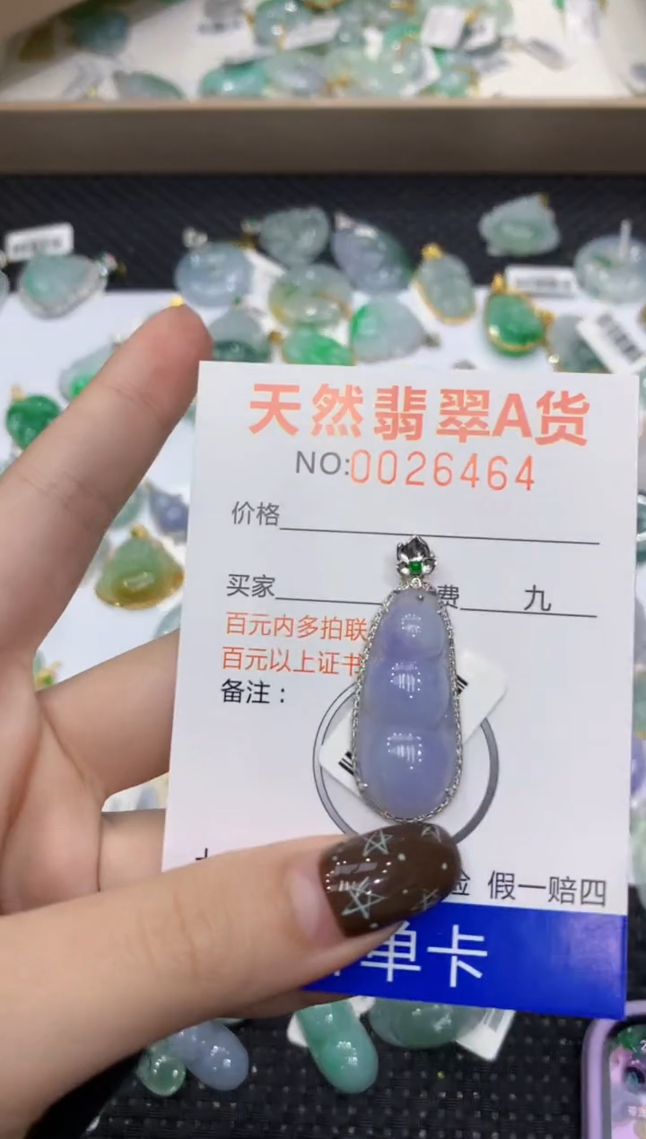 【闪购商品】翡翠颈饰18K金镶嵌1111111111