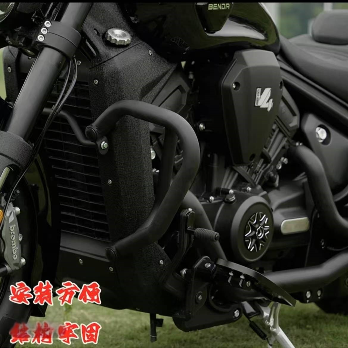 500保险杠 专用防摔护杠 防摔杠防撞保护杠改装件碳钢管