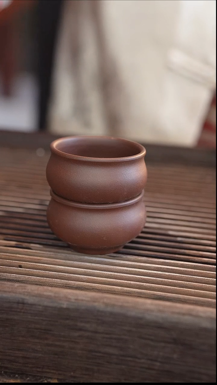 茶壶紫砂2个元宝杯 50cc