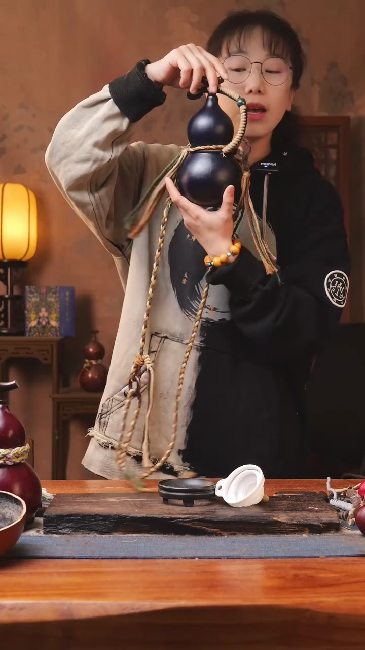 【闪购商品】385号精品大漆葫芦防腐防渗装水茶酒