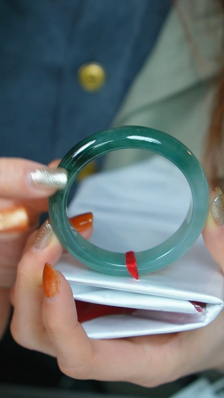 【闪购商品】翡翠手镯未镶嵌74号-53.5#正圈/姿/2