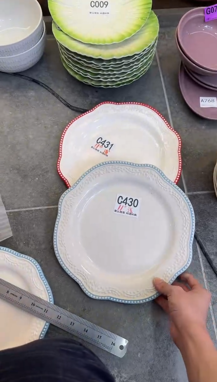 摆件陶C431+430   陶瓷餐具库存微瑕