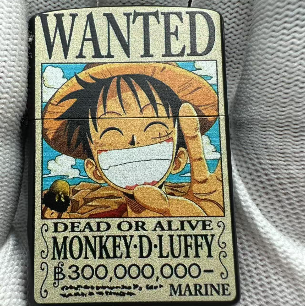 黑漆路飞煤油打火机送男友礼物