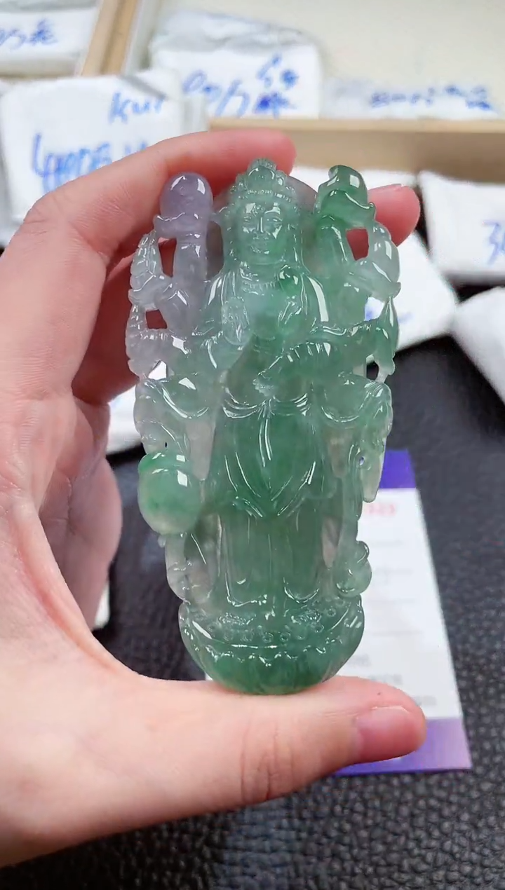 【闪购商品】翡翠颈饰未镶嵌00002323千手