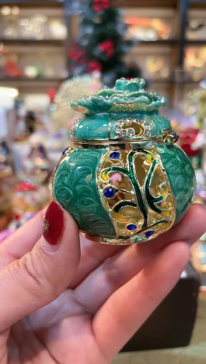 【闪购商品】珐琅彩首饰收纳盒