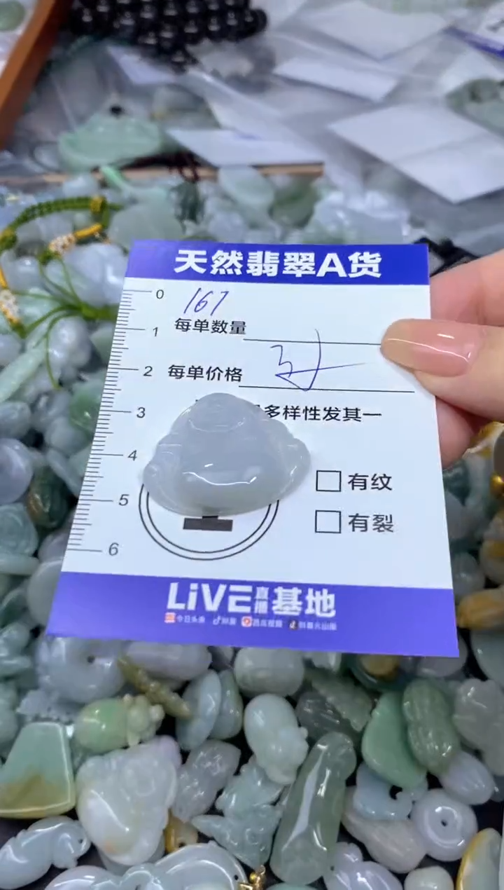 颈饰未镶嵌翡翠天然翡翠A货批量多样性发一件