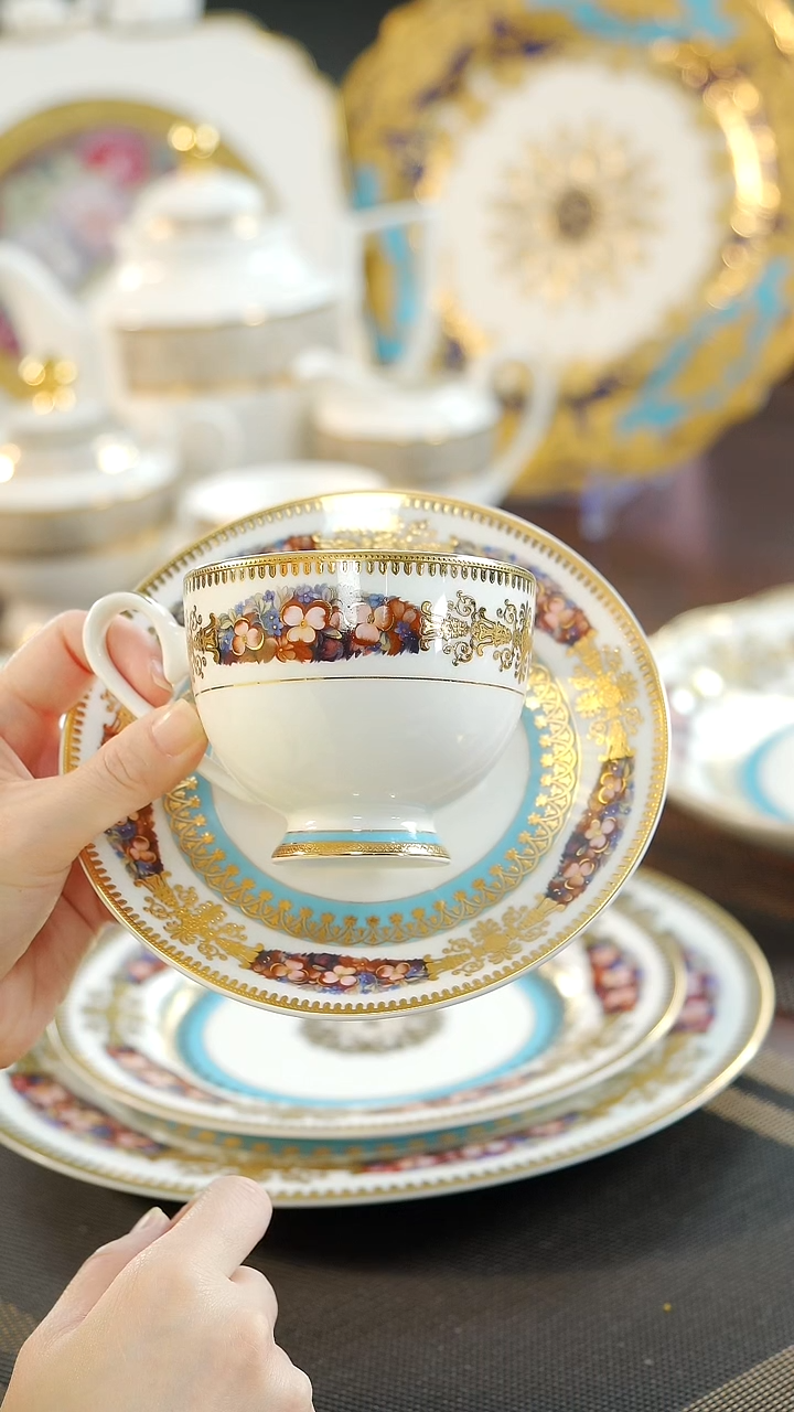 【闪购商品】瓷片200cc咖啡杯碟 福利价