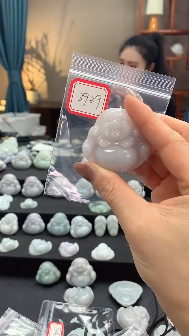 颈饰未镶嵌翡翠佛公3939 多样性发一件