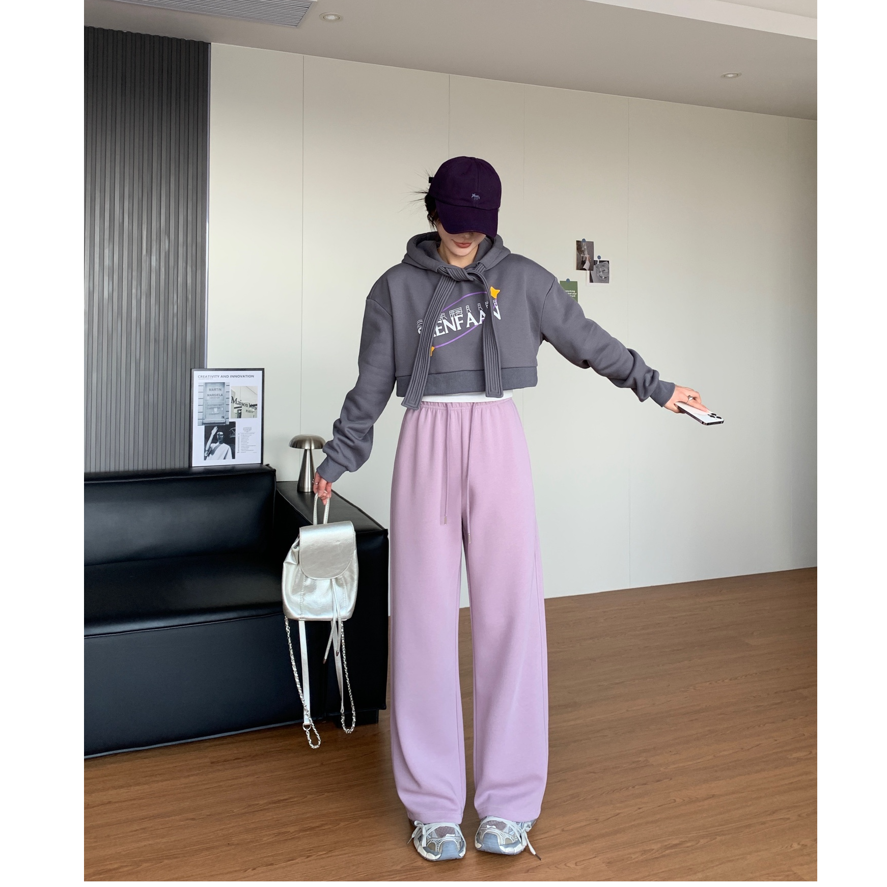 【MM/2510】春季新款特制华棉百搭显瘦多巴胺王牌卫裤