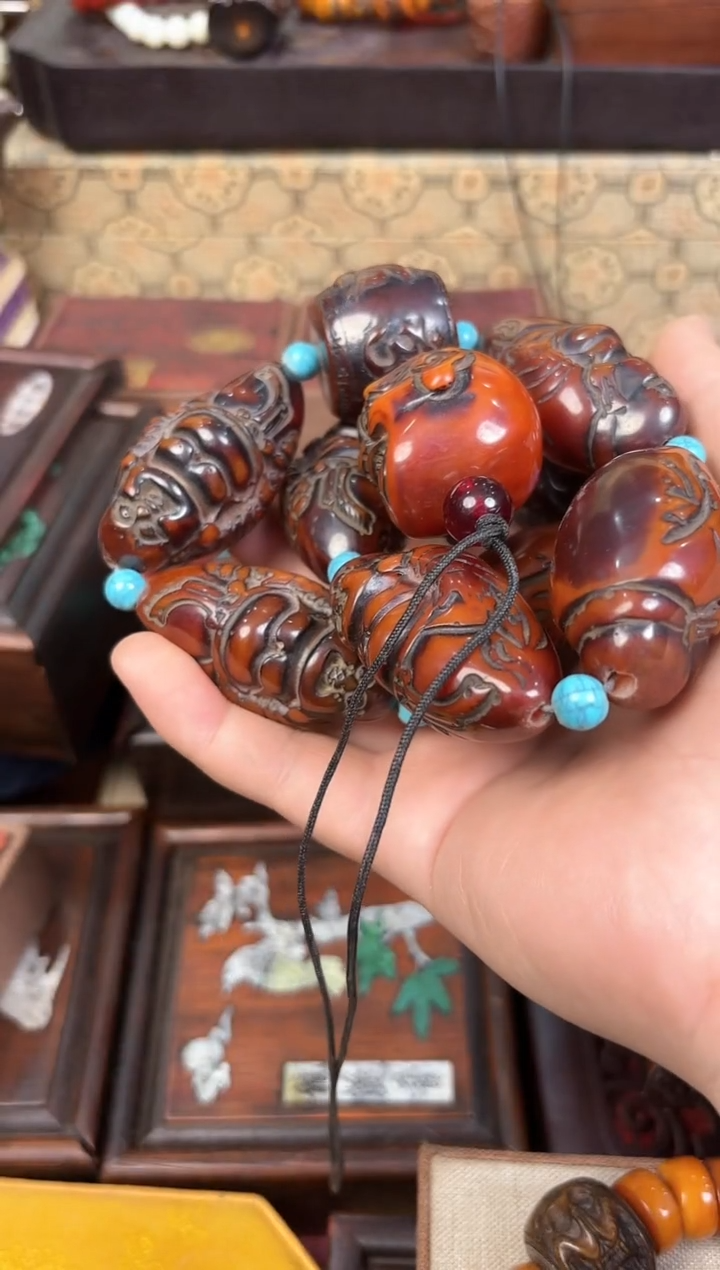 【闪购商品】蜜蜡手链未镶嵌浩最帅哈哈哈哈哈哈